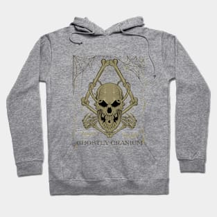 Ghostly Cranium on Men's T-shirt Hoodie